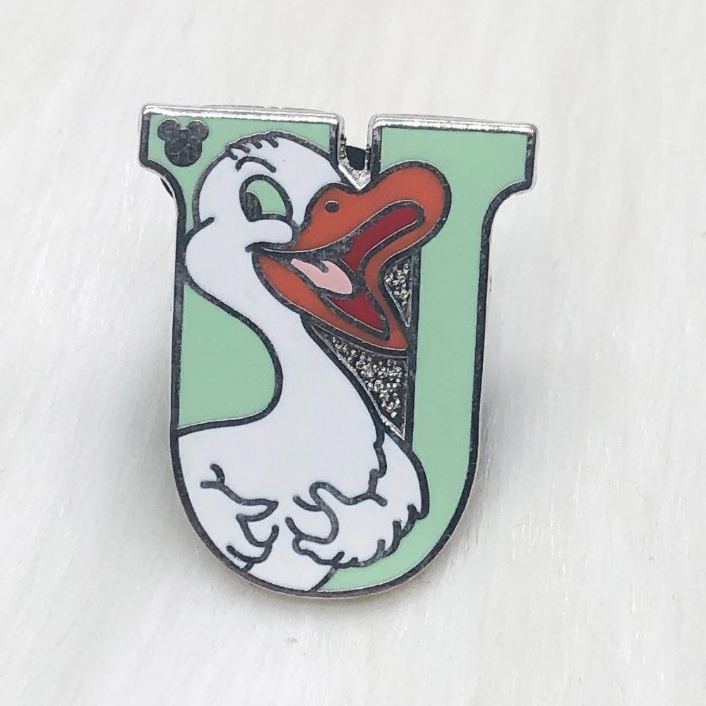 🔮 5/$25 Disney Alphabet U‎ For Ugly Duckling Silly Symphonies Pin